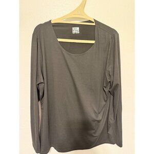 32 Degrees Heat Shirt Black L/S Classic Layering Womans XXL